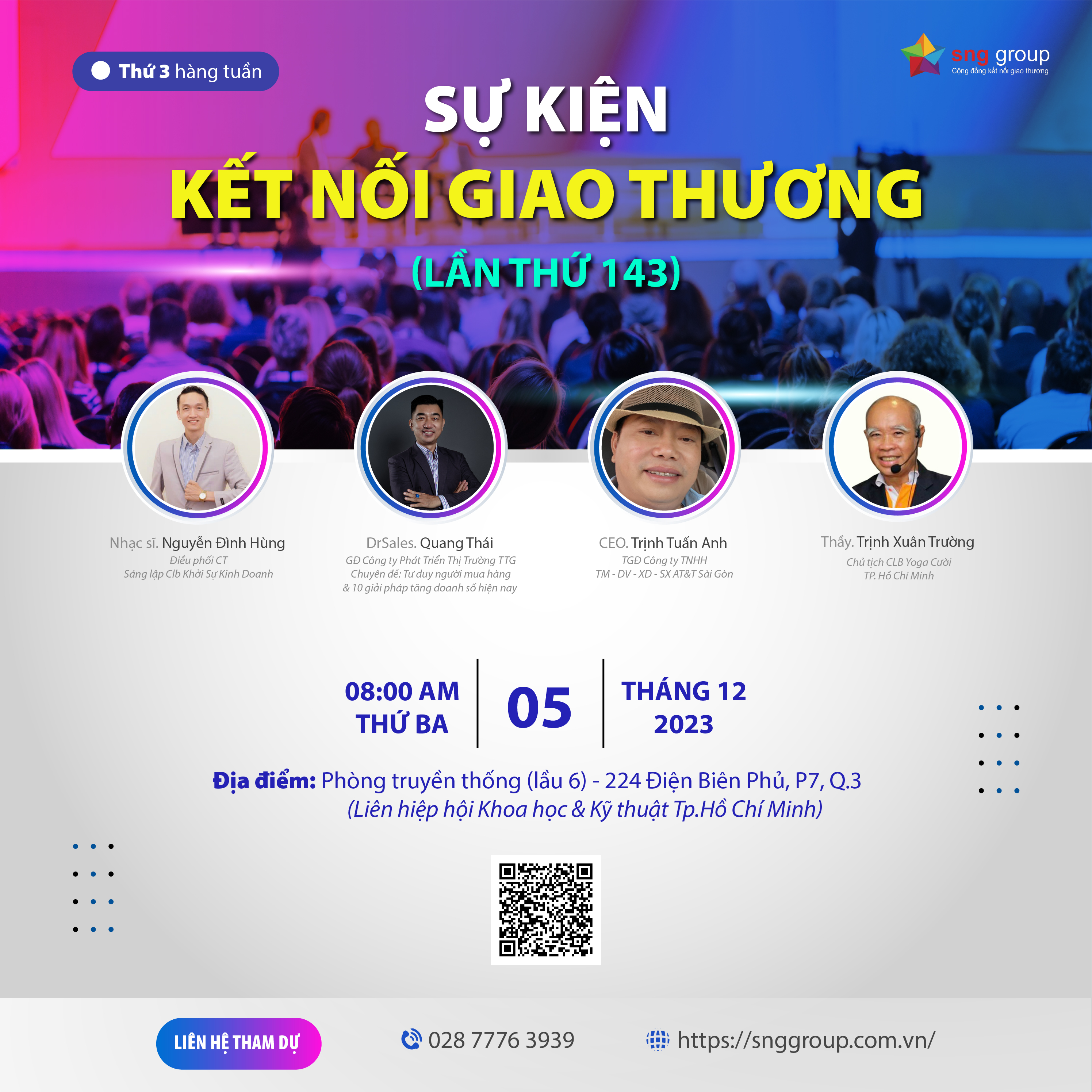 (mới) SNG Group kết nối giao thương - lần thứ 143